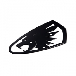 Syndicate Badge 鋁標 (豹頭)  亮黑色徽章